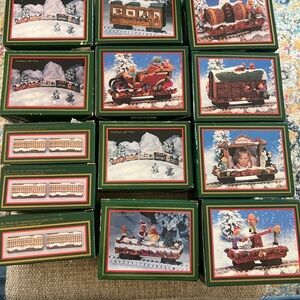 Vintage 1994 North Pole Express Train Set